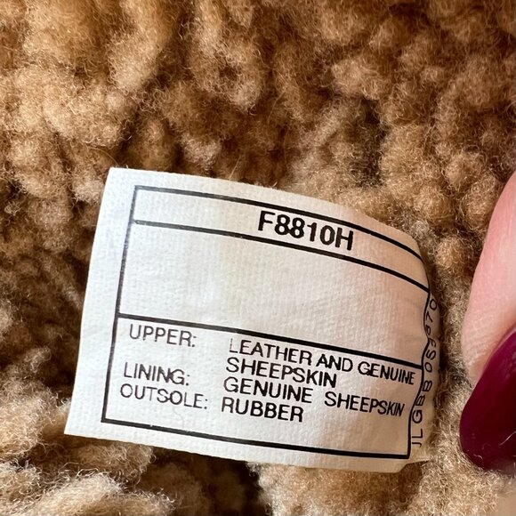 Ugg leather winter boots tall fold over design - Picture 8 of 9